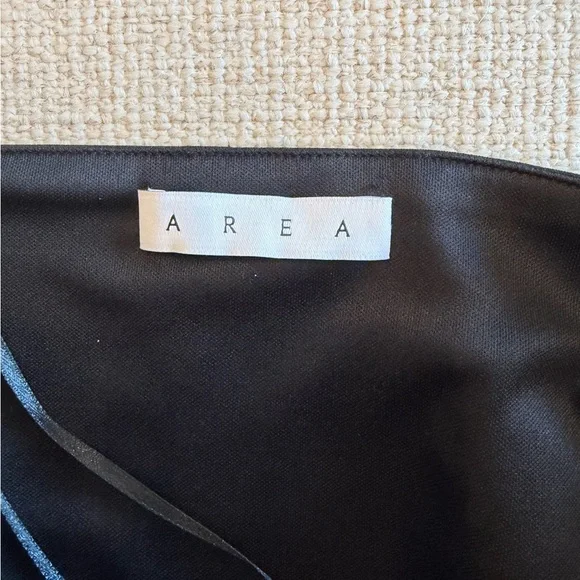 Area Black Strapless Top with Crystal Accents - Picture 5 of 10